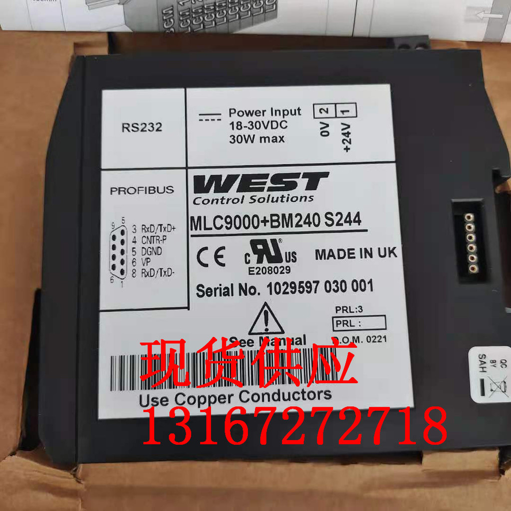 British Western Controller WEST Thermostat P6100-1113402,, P6100-2110002โมดูลแท้