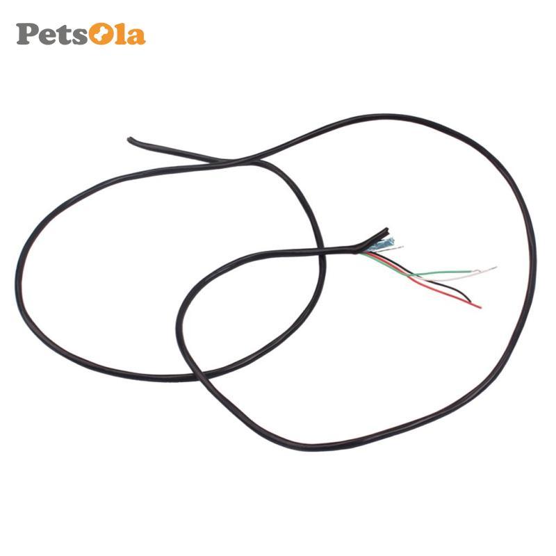 [PETSOLA] 1 ชิ้น Shielded 4 ตัวนํากีตาร์ Pickup Circuit Wire Hookup Wire 24 AWG