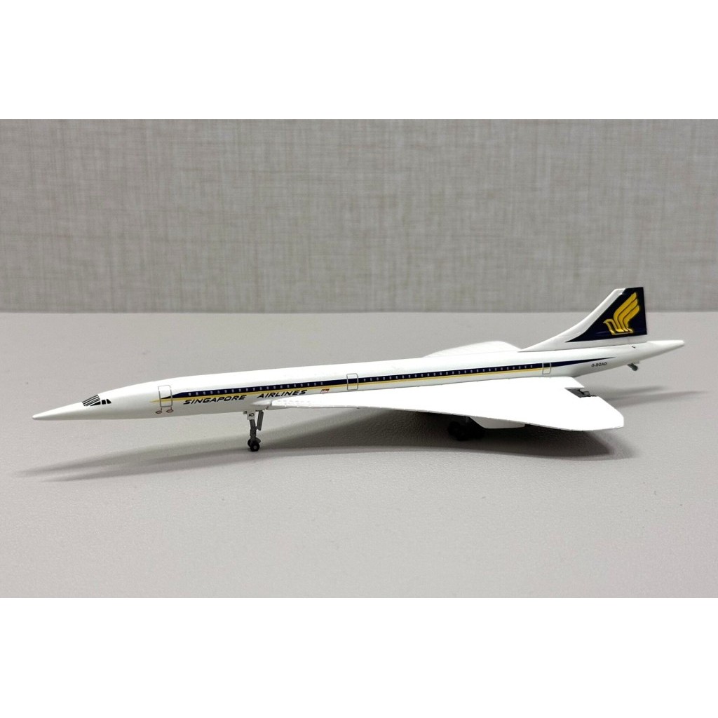 [พร้อมสต็อก] [ปีกมังกร] concorde Singapore Airlines Model: concorde Airliner Coating: Old Coating จด