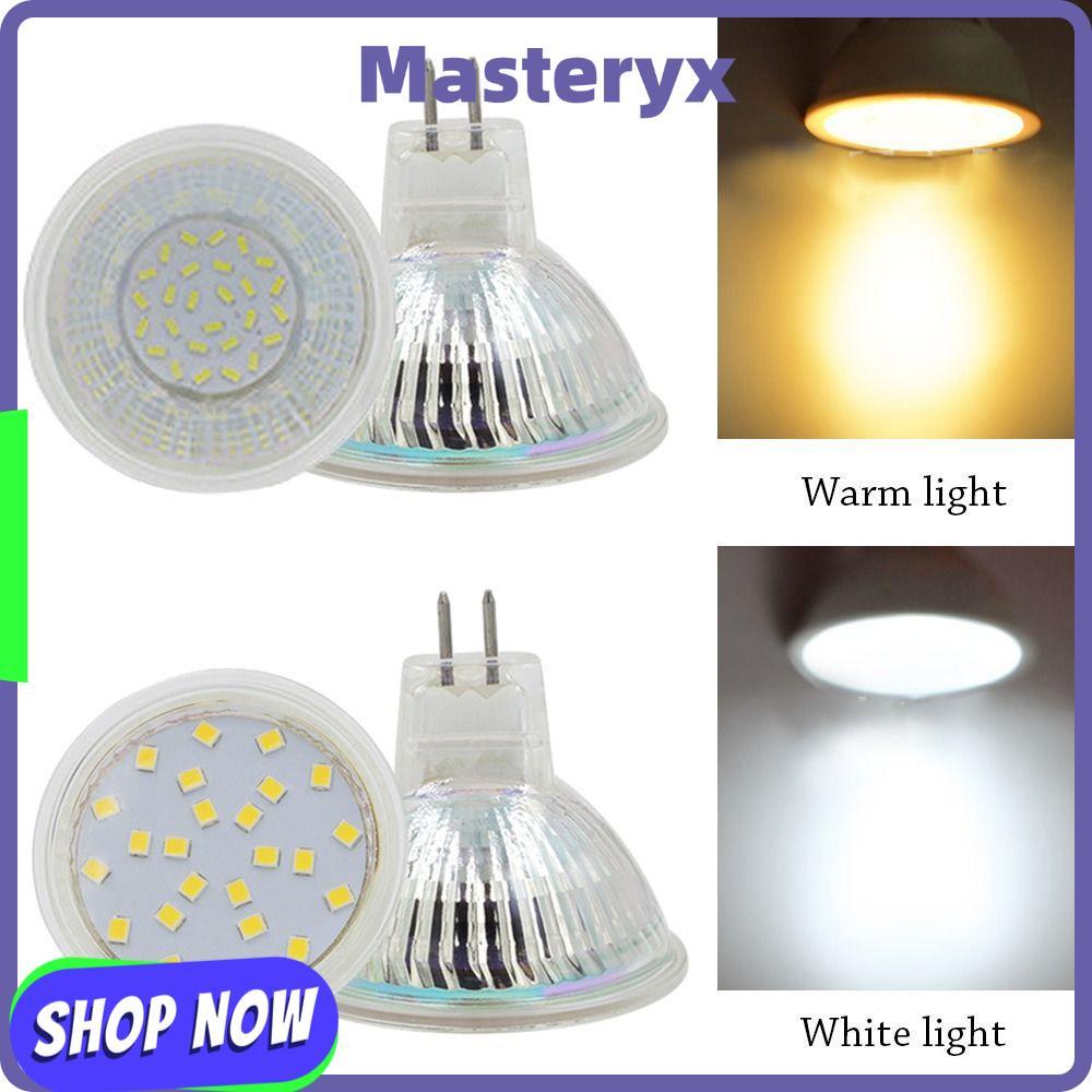 MASTERYX หลอดไฟฮาโลเจน 220V/12V 5W/3W Mini MR11/MR16/GU10