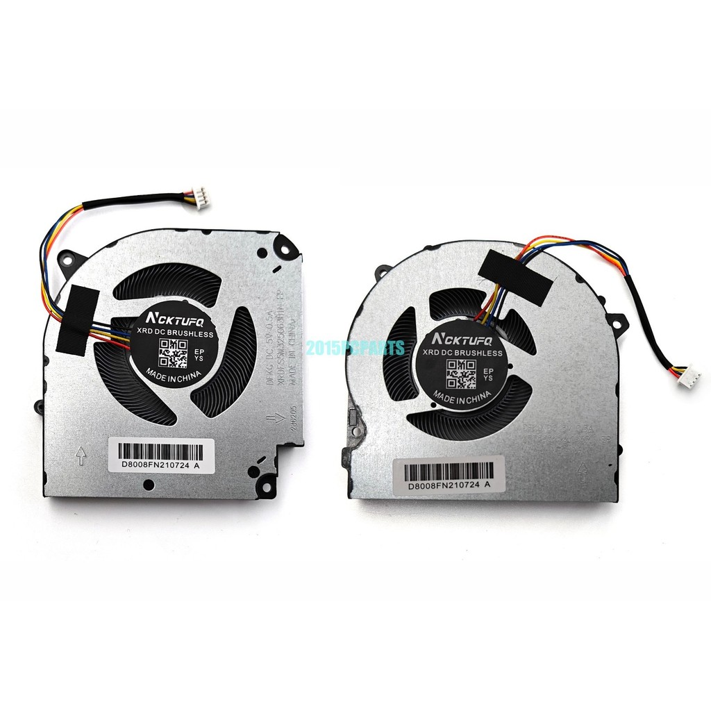พัดลมใหม่สําหรับ Clevo NH70RAQ NH70RCQ NH70RDQ NH70RHQ NH70RZQ NH77DCQ NH77DPQ CPU/พัดลม GPU