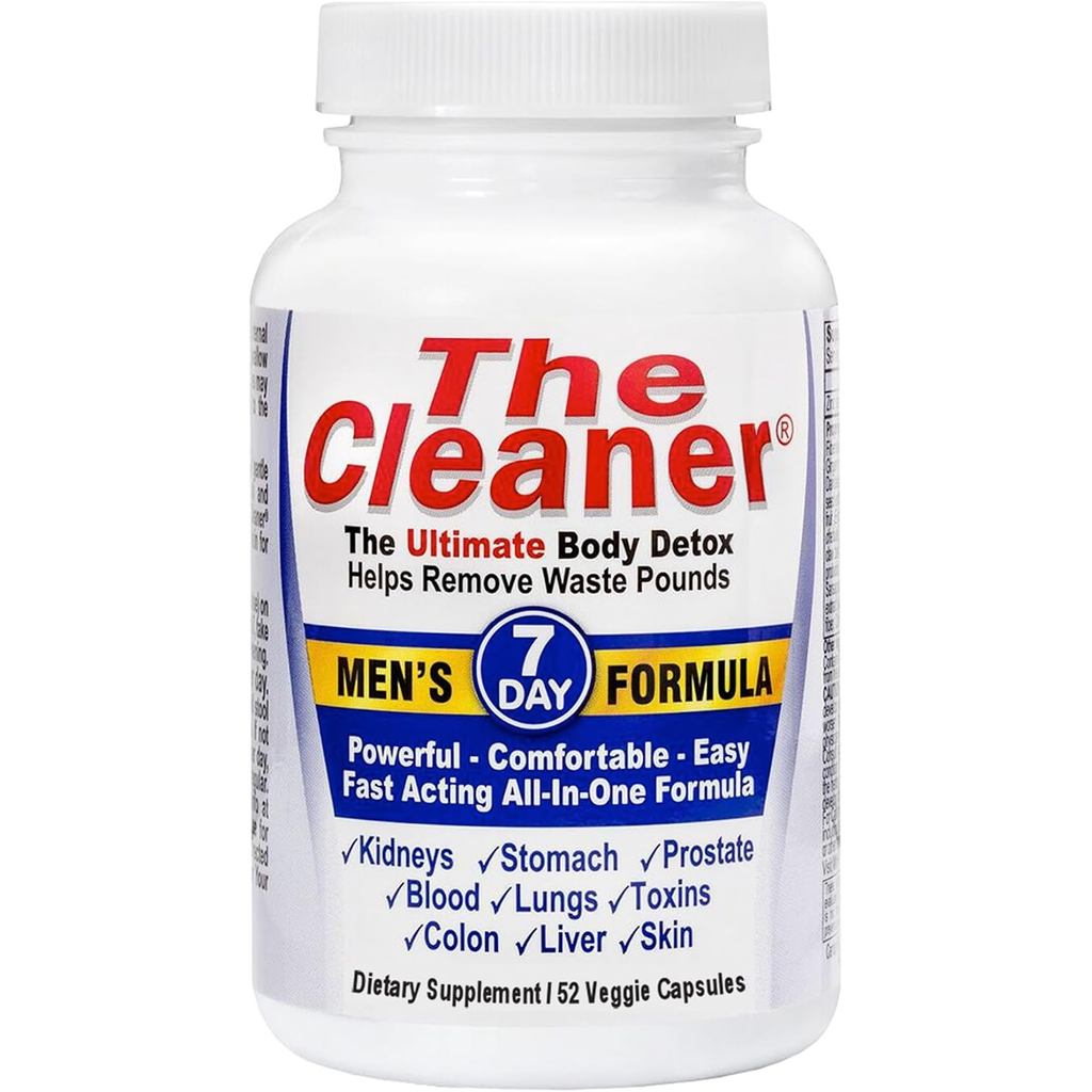 Century Systems The Cleaner Detox,强-Lasting 7 天男士内部清洁配方,化康,52 粒素食胶(บรรจุอาจวารี)