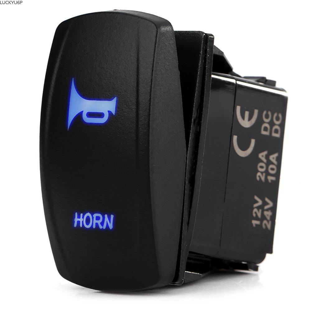 LUCKYUMY Rocker Toggle Switch, 12V-24V การออกแบบกันน้ําบน Rocker Switch, universal 3 Pin On Function