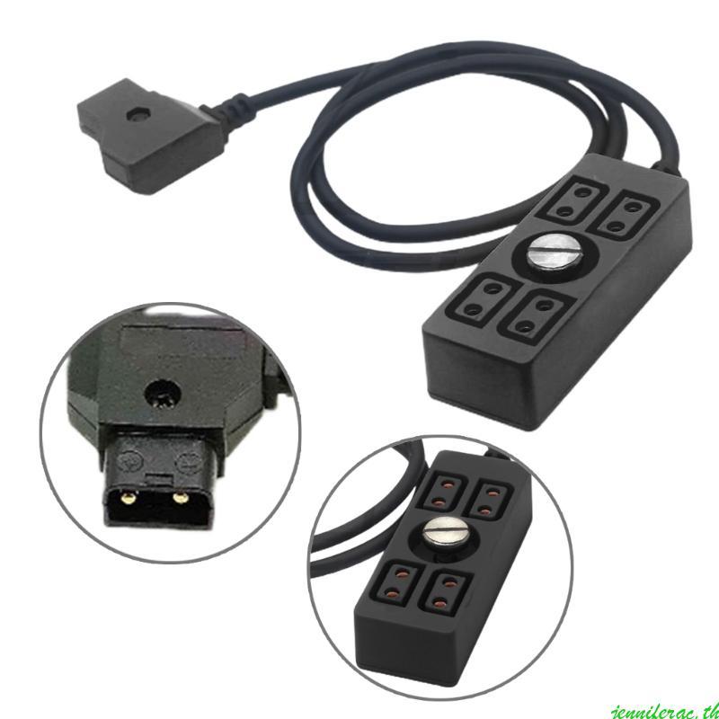 Jenniferac D-tap Connectors D-tap Splitter Cable สะดวกหลายอุปกรณ์พร้อม D-tap Plug D-tap Male ถึง 4