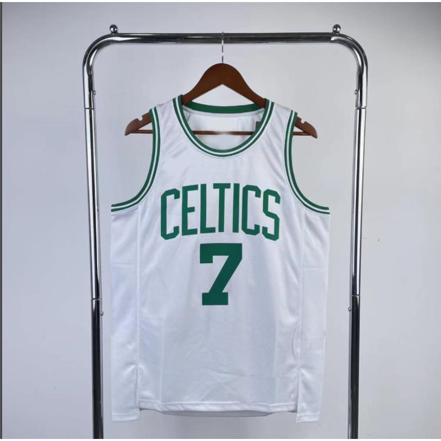 [กดร้อน]เสื้อบาสเก็ตบอล Boston Celtics No.7 Brown George Tatum Irving City edition Jersey Vest