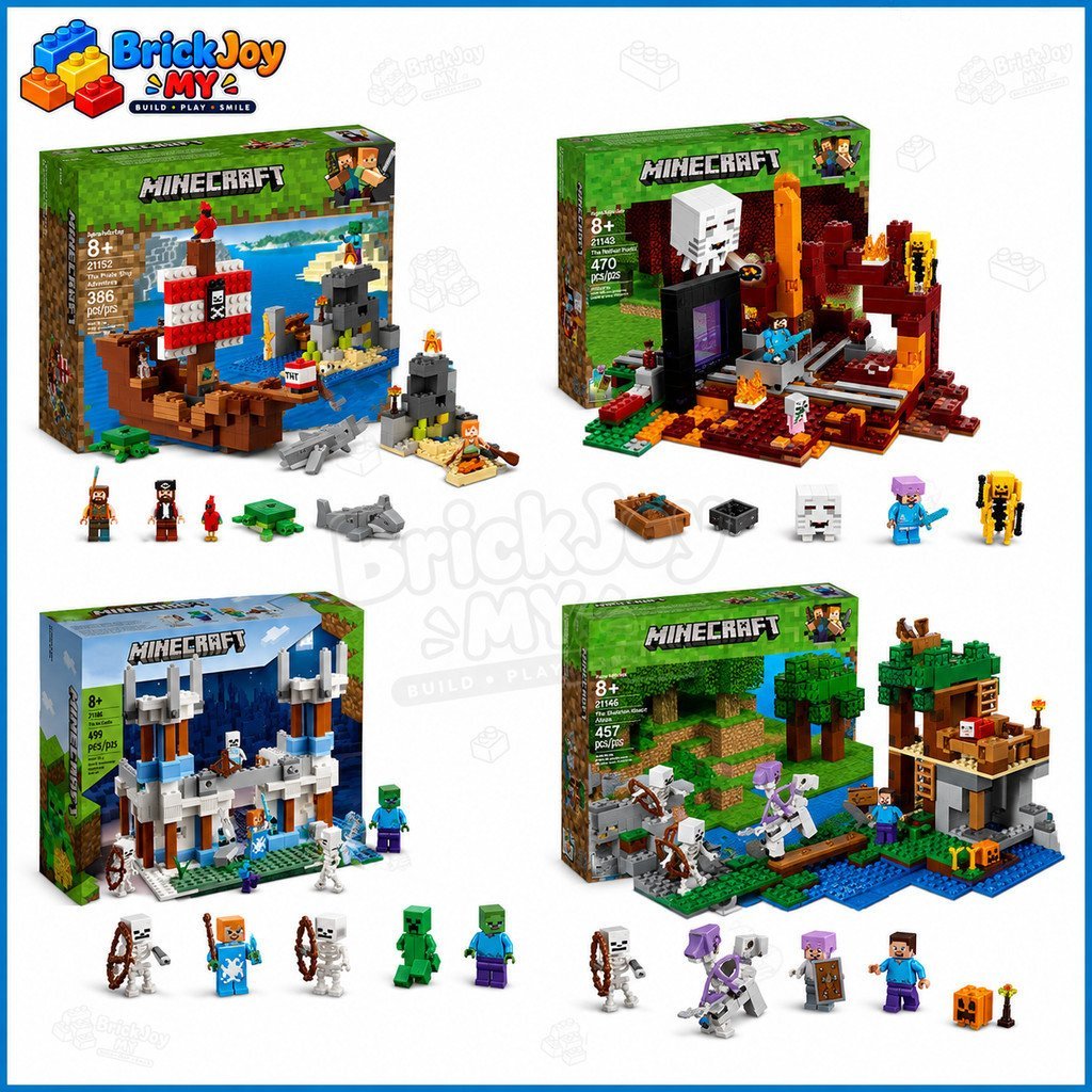 สินค้าพร้อมส่งค่ะ World Series ของเล่น 21242 21244 21247 21248 Building Block ชุดสะสมอาคารอิฐของขวัญ