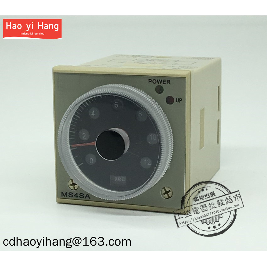 Fuji MS4SA-AP รีเลย์ซุปเปอร์ไทม์ 100-240VAC MS4SC-AP MS4SA-CE