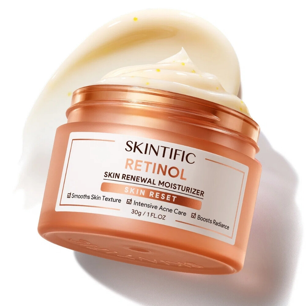Skintific Retinol Skin Renewal Moisturizer 30 g. สกินติฟิก มอยส์เจอไรเซอร์ ครีม — صورة 5