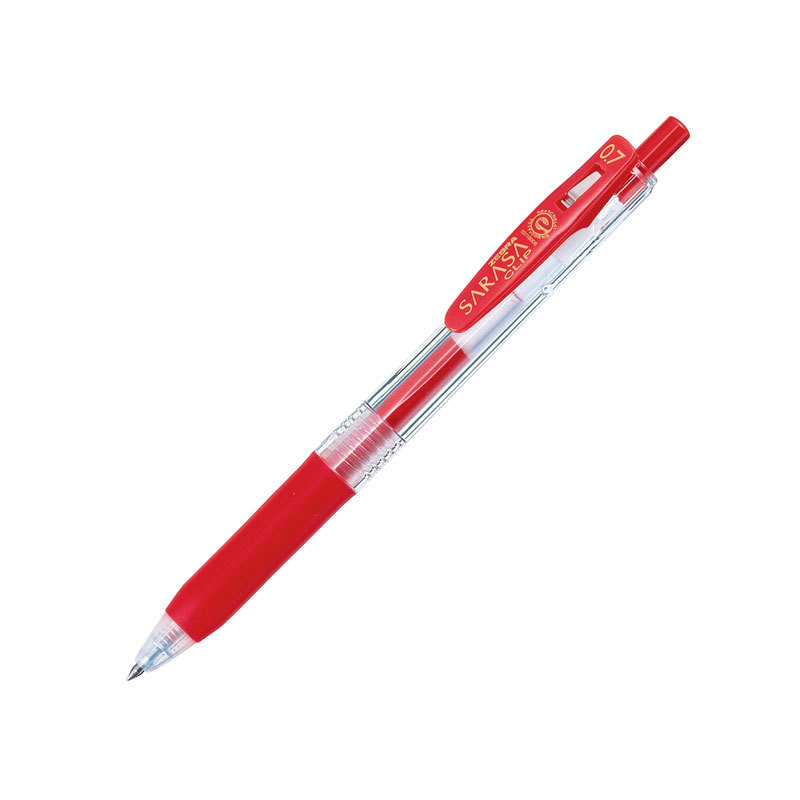 ปากกาหมึกเจล 0.7 มม. ซีบร้า SARASA JJB-15 สีแดง