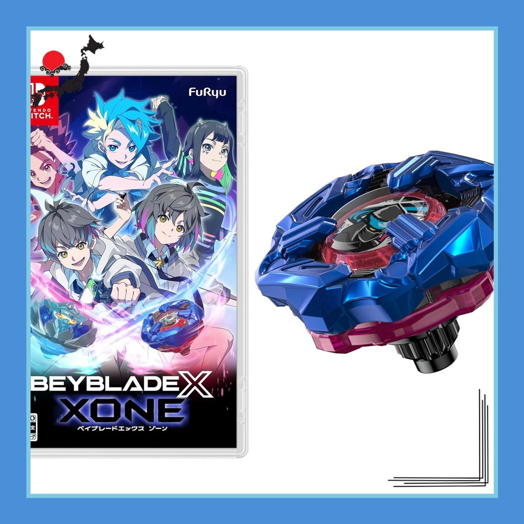 Furyu Beyblade X XONE (Beyblade X Zone) -Switch 【ของแถมจากผู้ผลิต】「Shinobi Knife 4-60LF Metal Coat: 