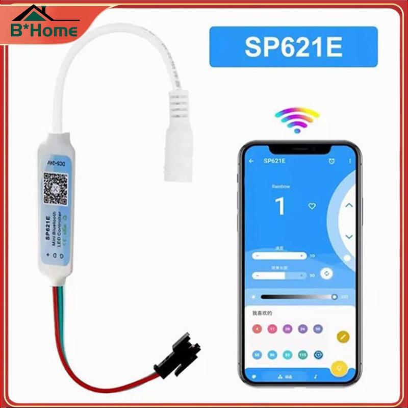 # BHTH# SP621E Mini RGB Controller สําหรับ WS2811 WS2812 WS2813 LED Strip Light Control -24V ~