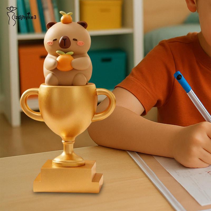 [lzdjhyke3] Bear Award Trophy Tabletop Ornament Desktop Decorative Teamwork Award Keepsake
