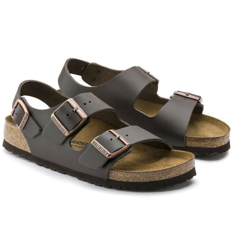 BIRKENSTOCK รองเท้าแตะ Birkenstock Classic Milan Curado