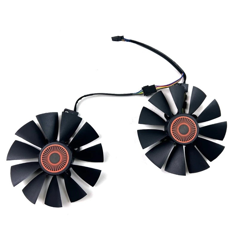 NEW พัดลมระบายความร้อน 95mm T129215SU FD10015H12S 0.55A 5Pin GTX980 Cooler พัดลมสําหรับ ASUS STRIX G