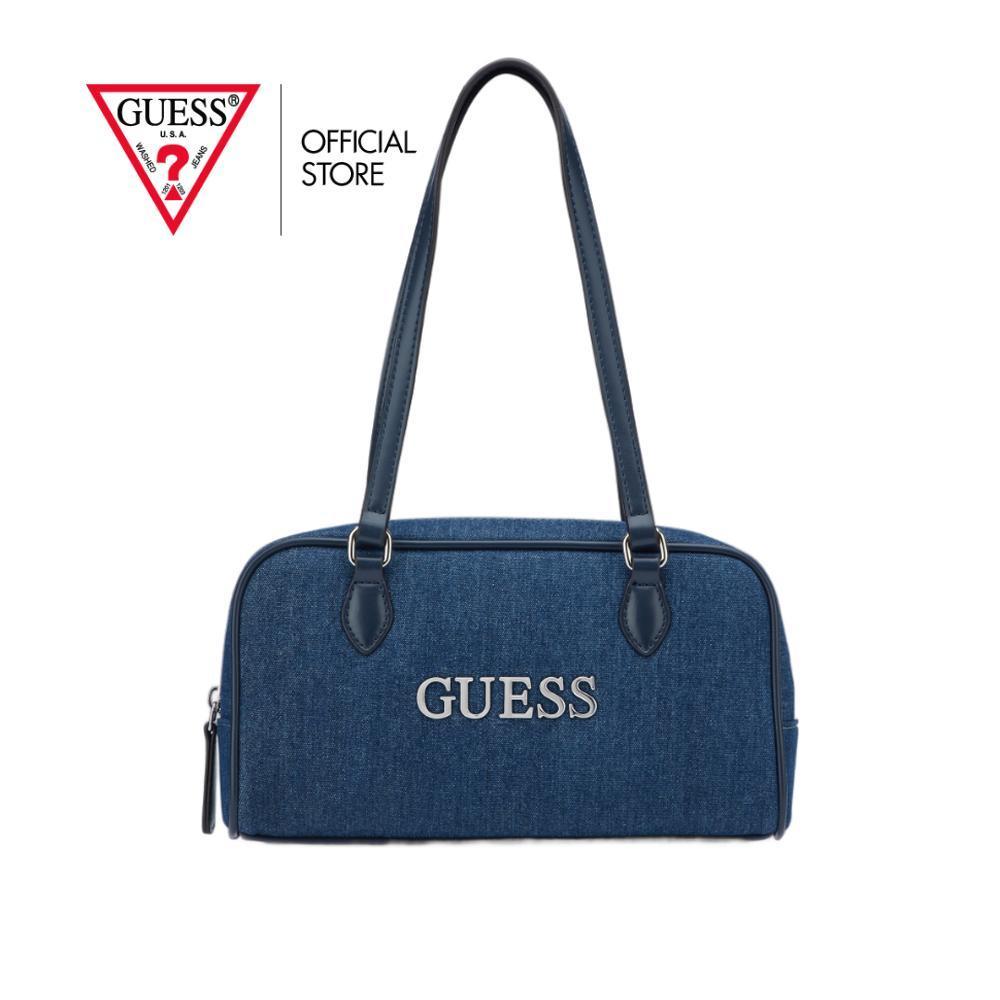 GUESS กระเป๋า รุ่น DE186672 JUSTINA MINI SHOULDER สีฟ้า