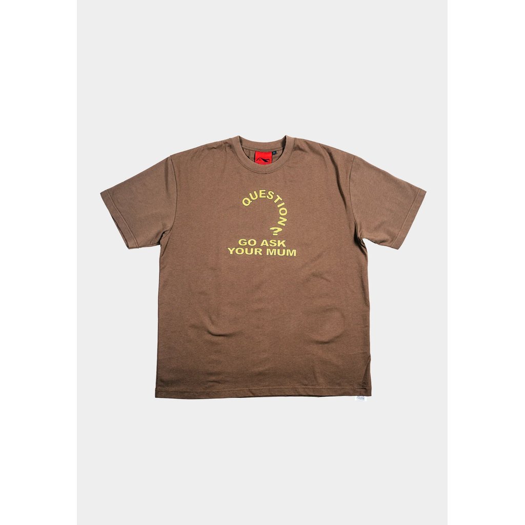 ROTTEN PARADISE QUESTION MUM TEE (สีน้ําตาล)