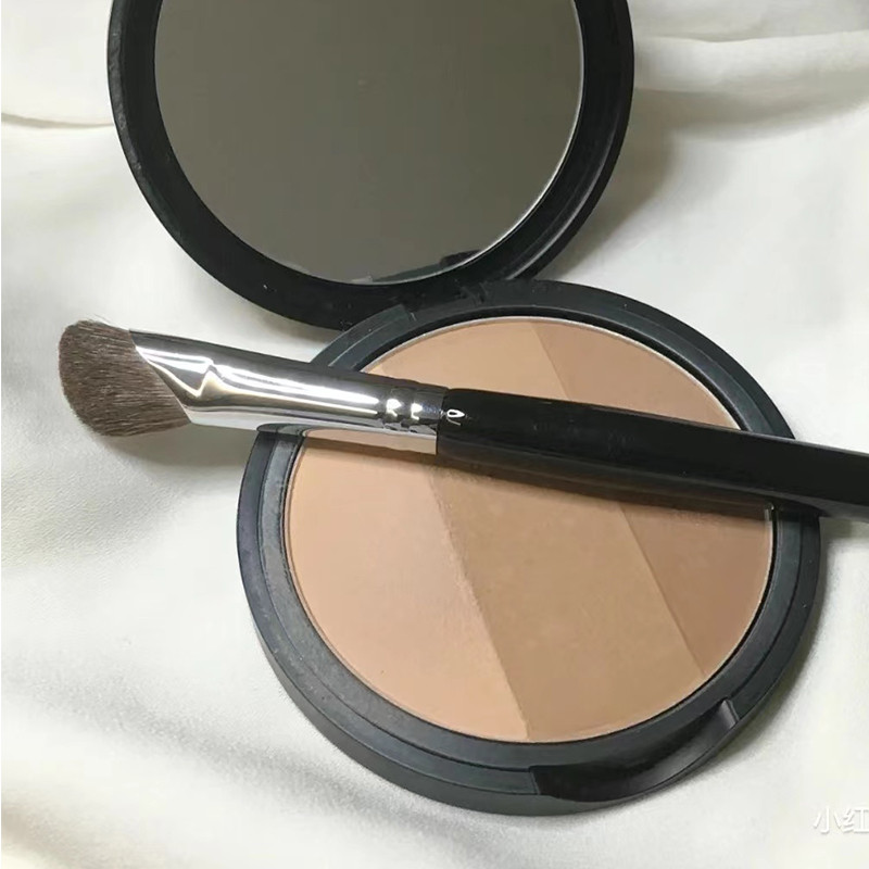 แปรงเงาจมูกเฉียง Mountain Root Nose Wing Smudge Brush Pony Hair Oblique Contour Shadow Brush One Pac