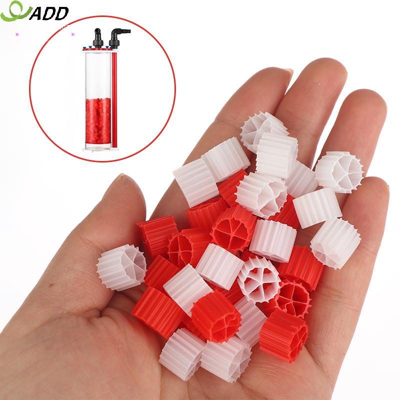 เพิ่ม Wihte สีแดง K1 กรองสื่อชีวภาพกรอง Media Bio Balls Water Treatment สําหรับถังปลา Aquarium บ่อน้