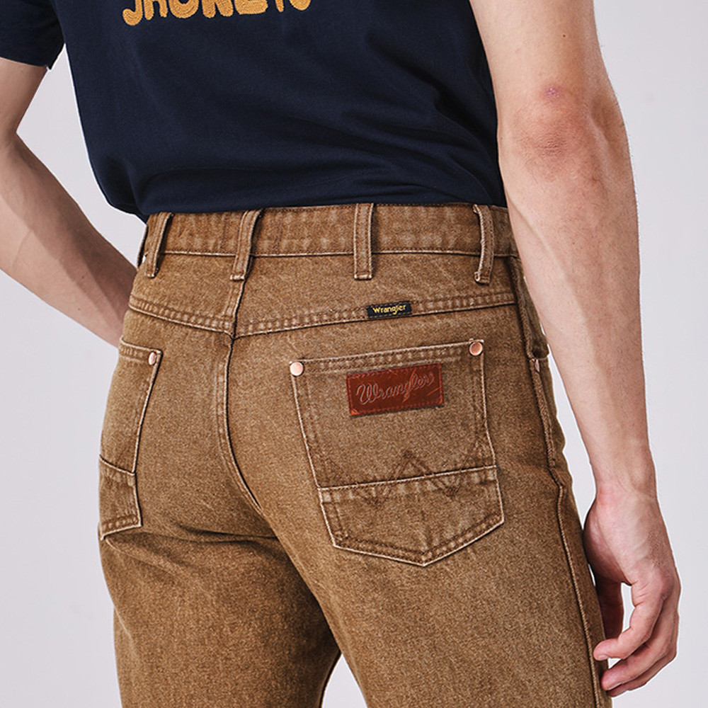 رانجلر بنطلون Beyond Denim مستقيم ـ رجالي بيج — صورة 4