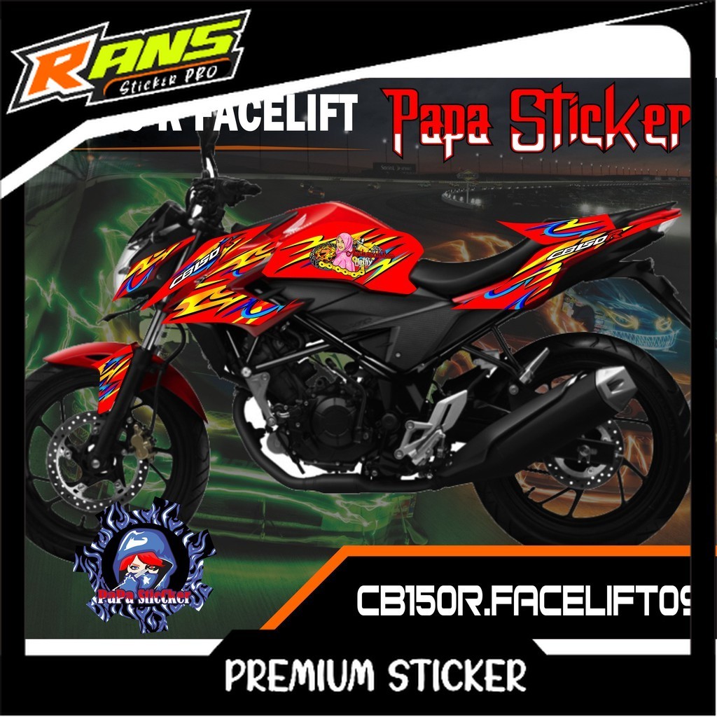 Striping CB150R / CB 150 R 2016 2017 สติ๊กเกอร์ Variations Scotlite สติ๊กเกอร์ THAILOOK Scotlet List