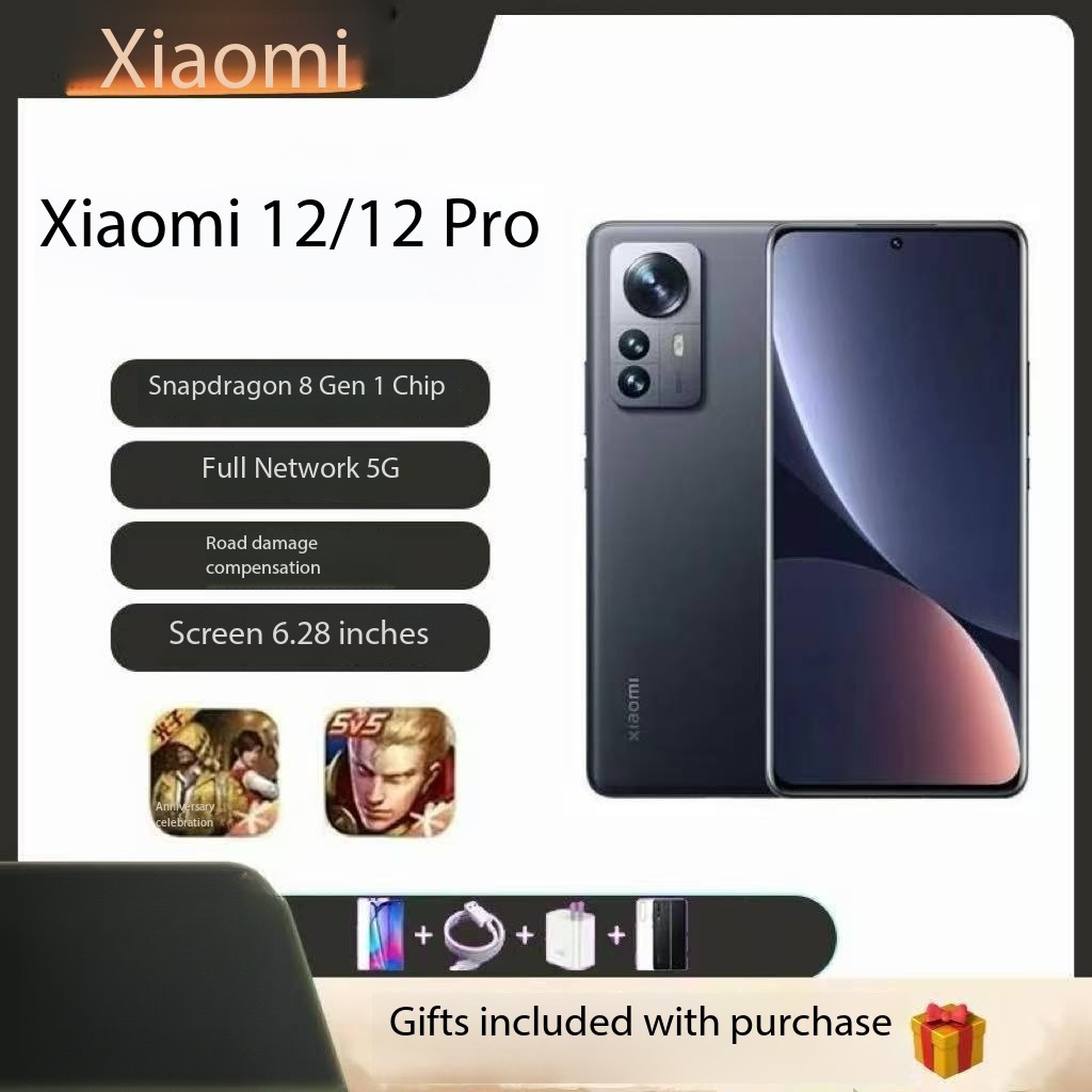Xiaomi 12 Pro/Xiaomi 12 Full Network 5G Snapdragon 8 Gen 1 Flagship Secondhand Phone