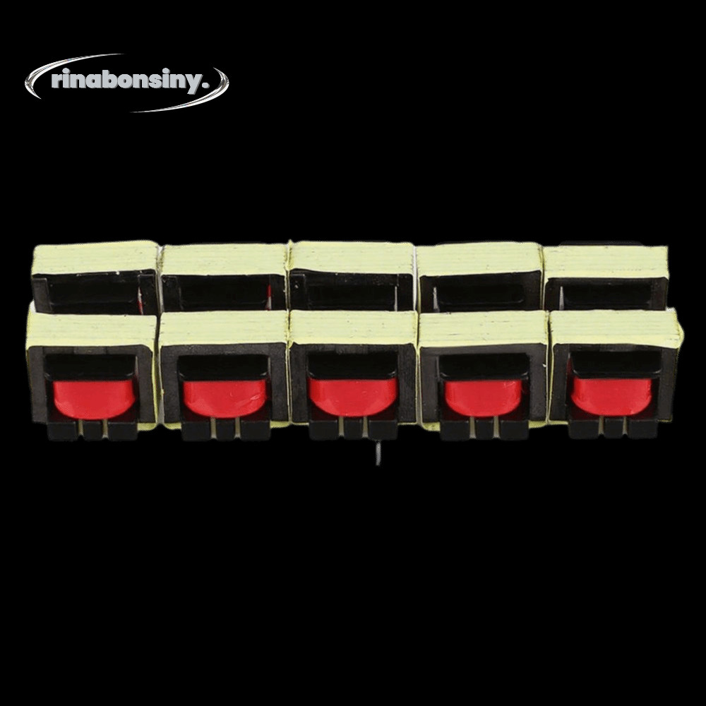 RINABONSINY 10PCS Audio Transformer, 1300 : 8 Ohm Audio Isolation EE14 Transformer, Low Noise Portab