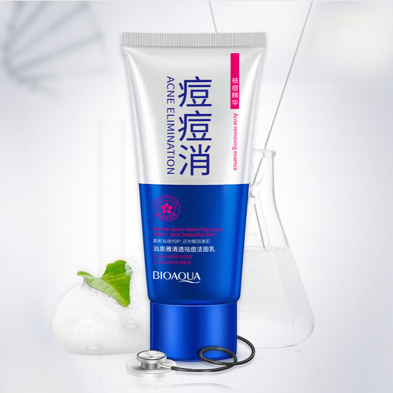 Boquan Yaqing ผลิตภัณฑ์ดูแลผิว Nourishing Cleanser Moisturizing Acne Removing Facial Cleanser น้ํายา