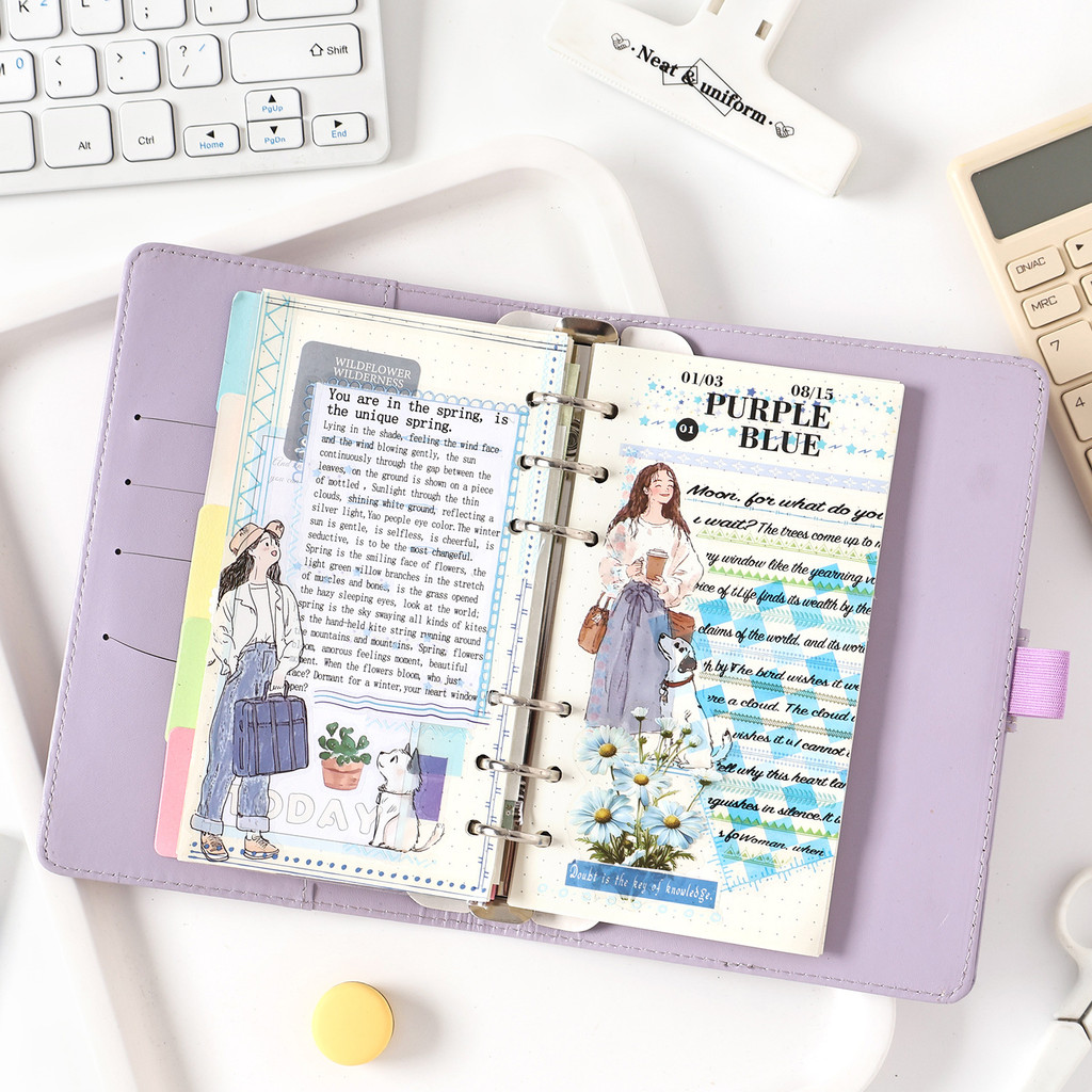 Journamm 6 แผ่นสติกเกอร์ลูกไม้โปร่งใสสําหรับ Scrapbooking Junk Journal การ์ดทํา Collage ไดอารี่ Planner Notebook Letter อัลบั้มภาพ Craft โครงการตกแต่ง - รูปที่ 2