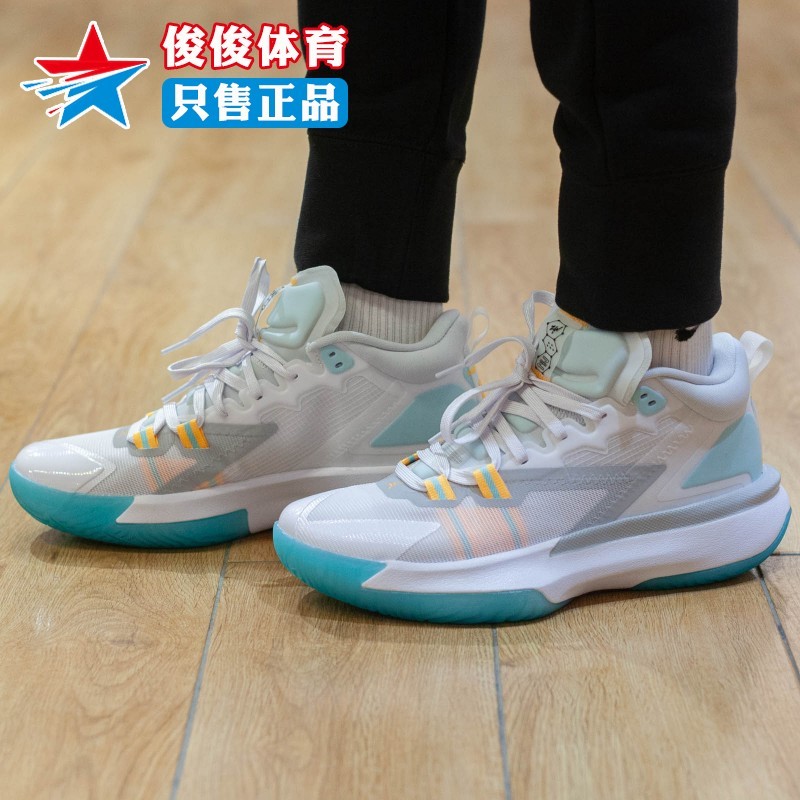 NIKE NIKE รองเท้าผู้ชาย 2022 Summer JORDAN ZION 1 ZION รุ่นกีฬารองเท้าบาสเก็ตบอล DA3129-101