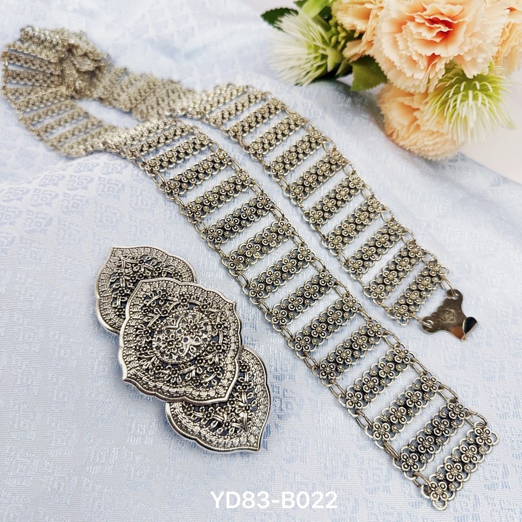 เข็มขัดโบราณ สีทองพร้อมหัวเข็มขัด หลากหลายสไตล์ ปรับขนาดได้ เด็กสามารถใส่ได้ ราคา ถูกที่สุด ดีลบีเคเค แกลเลอรีภาพที่ 9
