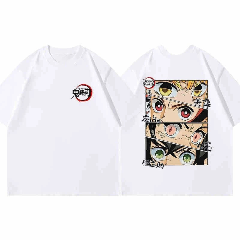 พิมพ์กราฟิกเสื้อยืดแขนสั้นผู้ชายและผู้หญิง Ghost Animation Blade อะนิเมะอุปกรณ์ต่อพ่วง Yamamoto Yoji