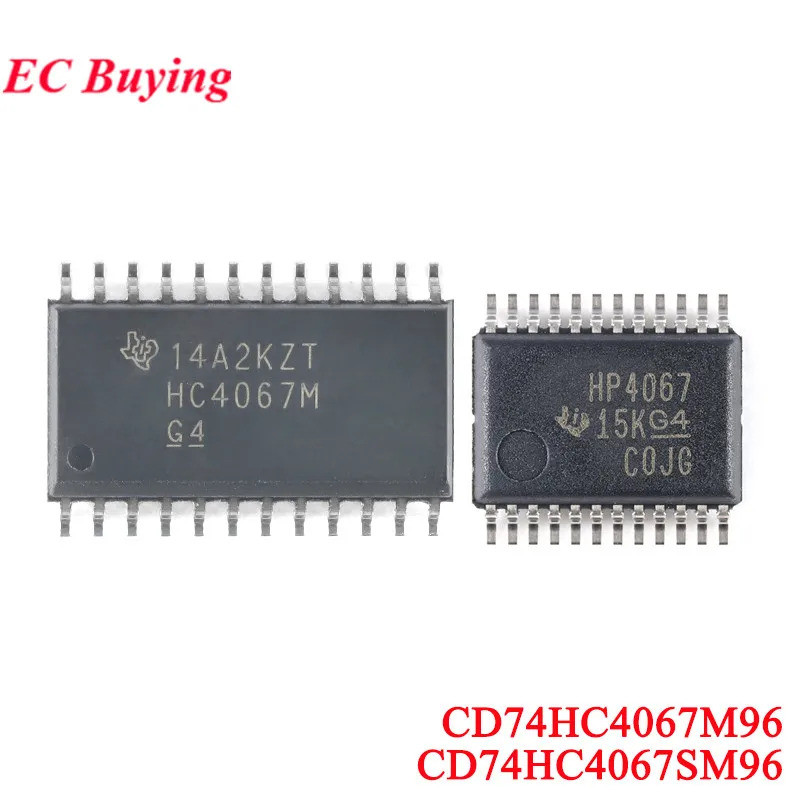 CD74HC4067SM96 CD74HC4067 HP4067 SSOP-24 CD74HC4067M96 74HC4067D HC4067M SOIC-24 Single-channel Anal