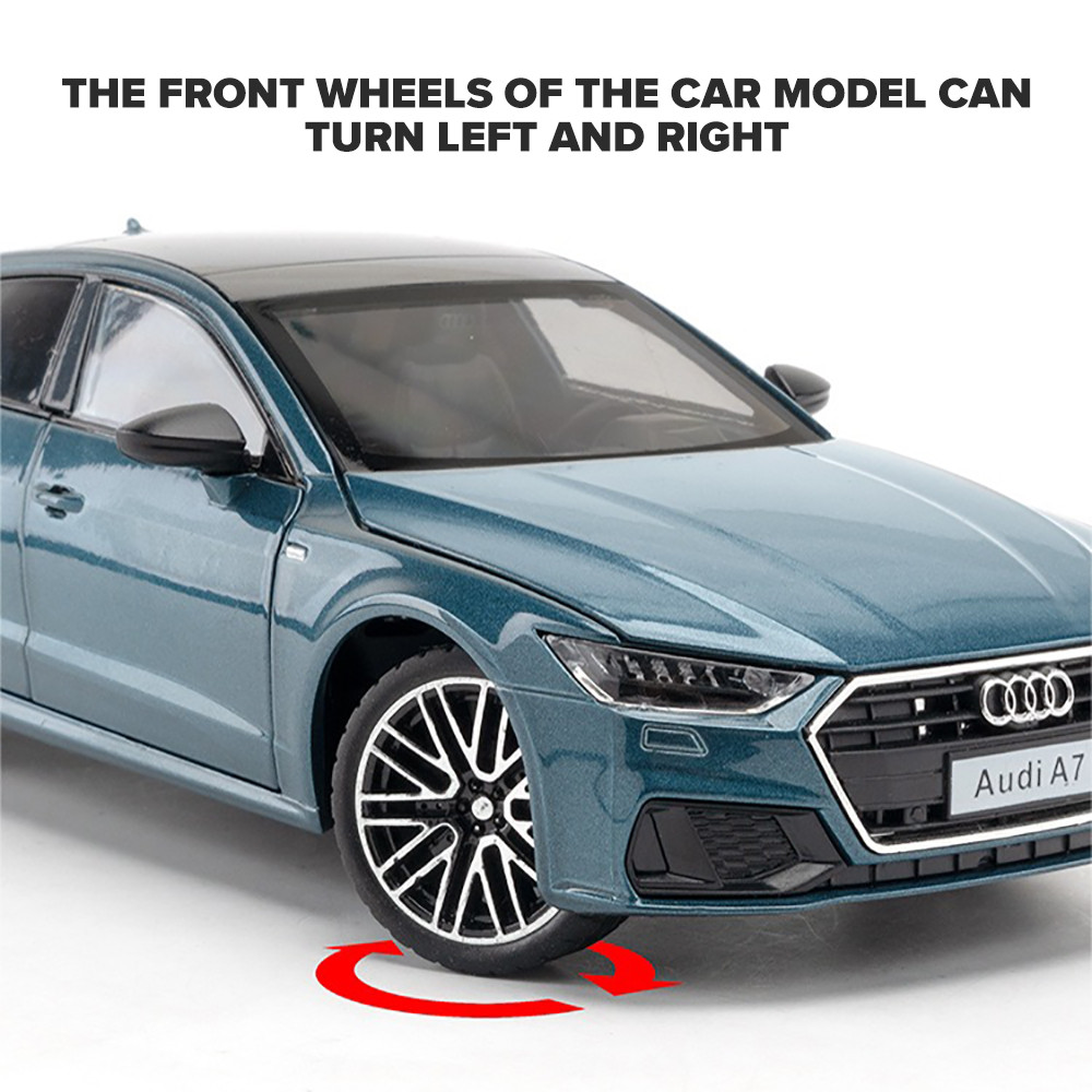 1:24 Audi A7 ของเล่นDiecastรถรุ่นรถโลหะผสมของเล่นคอลเลกชันของขวัญสําหรับเด็ก - รูปที่ 3
