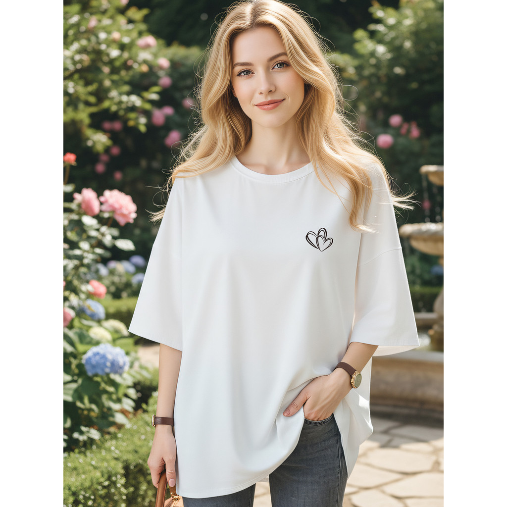 2S033 [AIYOU] M-5XL T เสื้อ Plus ขนาด TShirt เสื้อผ้า T เสื้อผู้หญิง TShirt Crop Top TShirt Blouse O