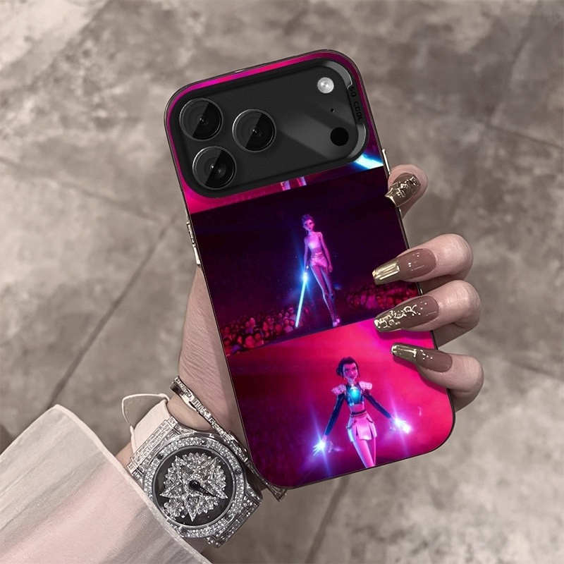 KPop Demon Hunters 18 ออกแบบเคสโทรศัพท์ IMD สําหรับ IPhone 17 16 15 14 13 12 11 Pro Max Plus สีฝาครอ