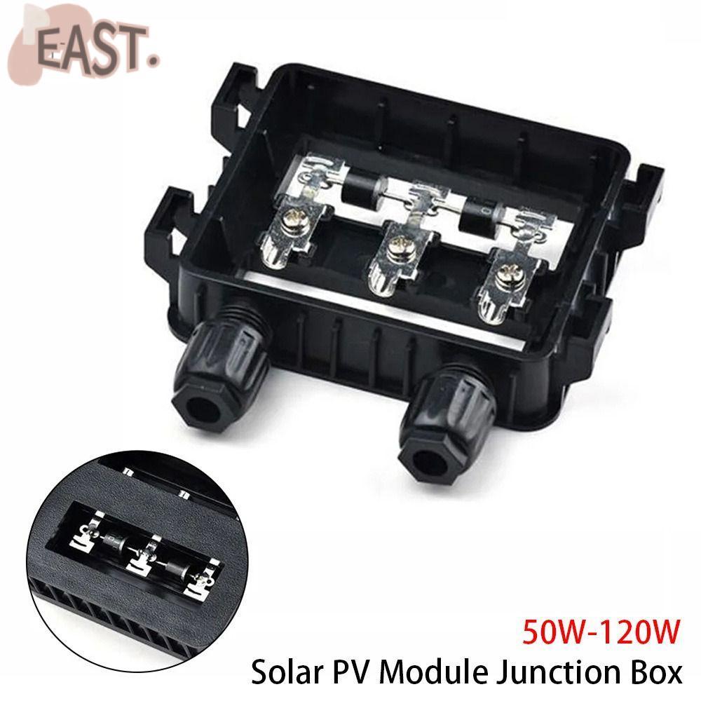 EASTS 1 ชิ้นกล่องแยก,เครื่องมือทดสอบไฟฟ้า 50 W-120 W 6A PV โมดูลกล่อง,ทนทานสําหรับ 6.5A แผง IP65 กัน