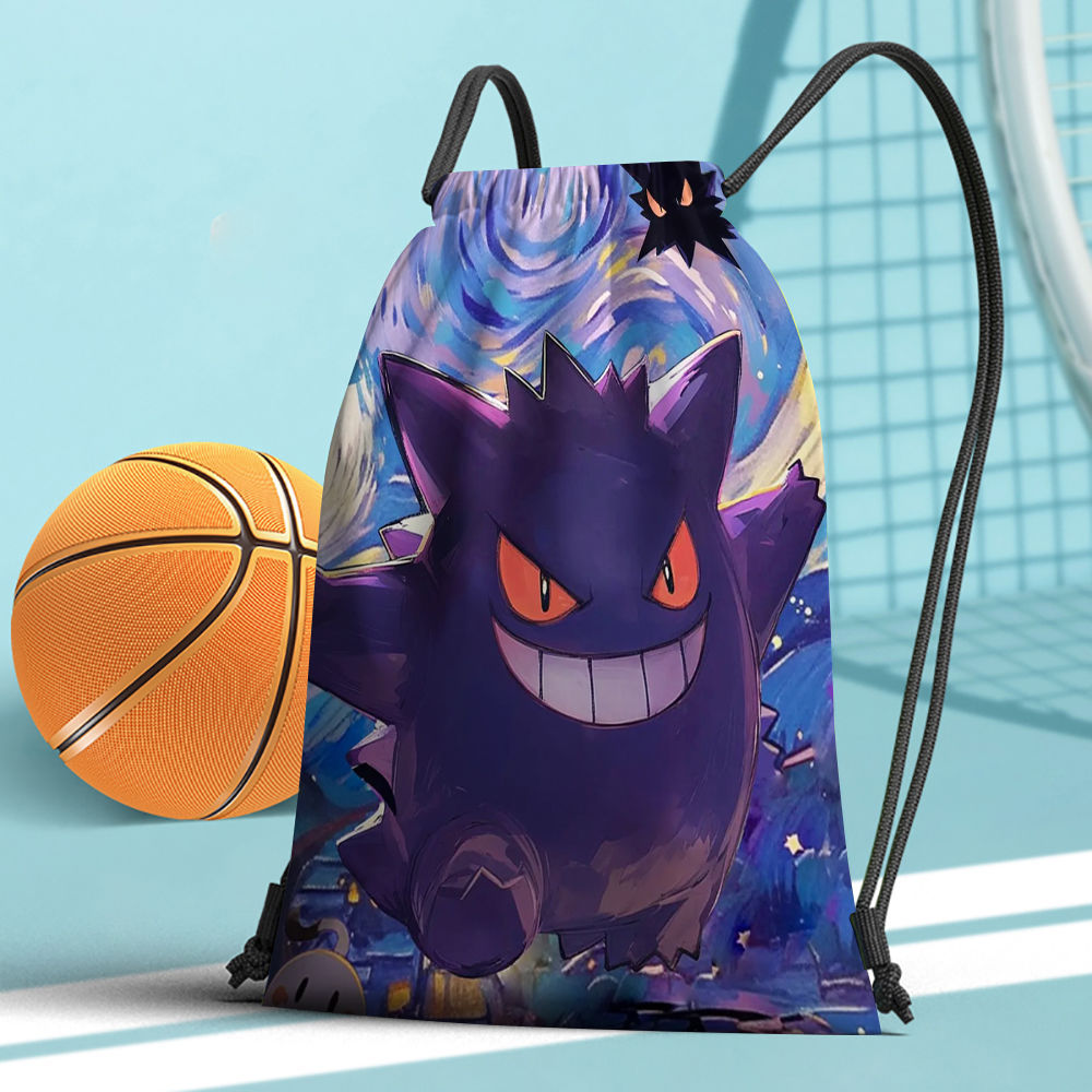 耿鬼篮球收纳袋卡通篮球袋运动球包篮球包小学生大容量篮球双肩包Geng ghost basketball storage bag cartoon basketball bag sports ball20