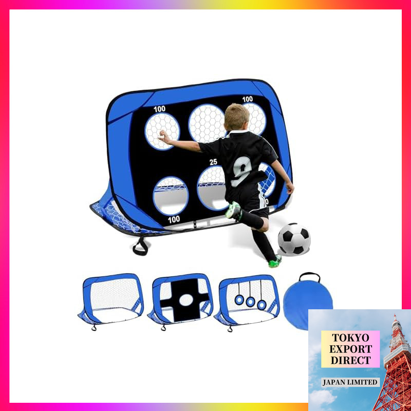 【2025 NW】Soccer Goal for Kids - Foldable 4-in-1 Portable Soccer Goal Suitable for Indoor and Outdoor