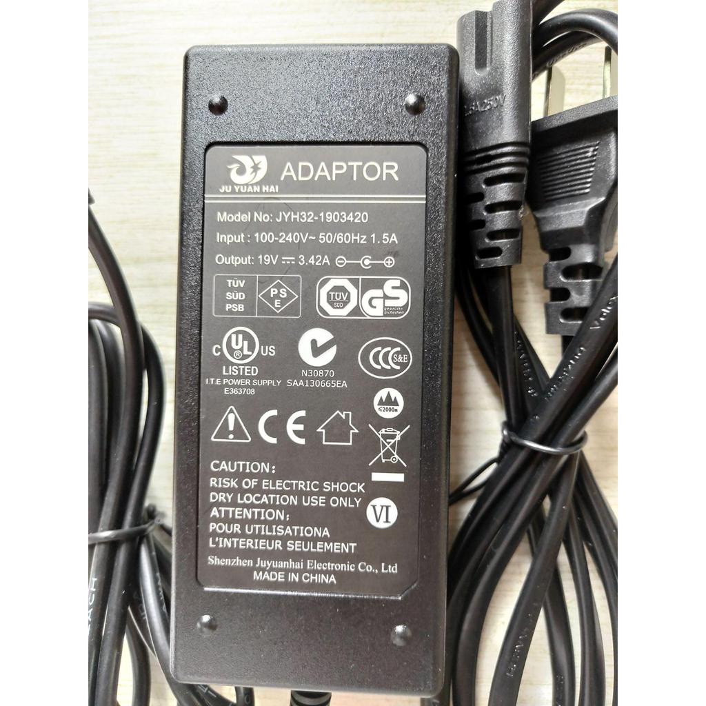 Original JU YUAN HAI Juyuanhai 19V3.42A Power Adapter JYH32-1903420ที่ชาร์จ