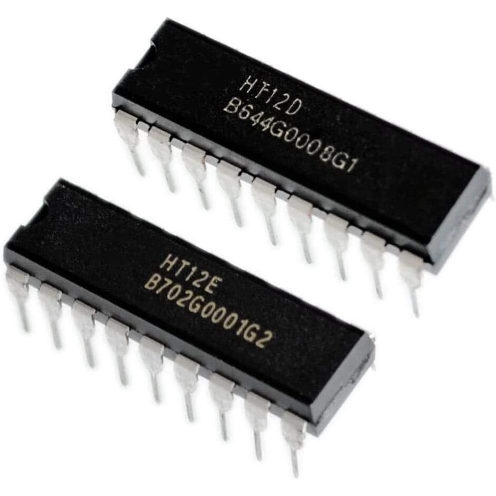 10 ชิ้น/ล็อตเดิม 5 ชิ้น HT12D และ 5 ชิ้น HT12E DIP20 HT-12D + HT-12E