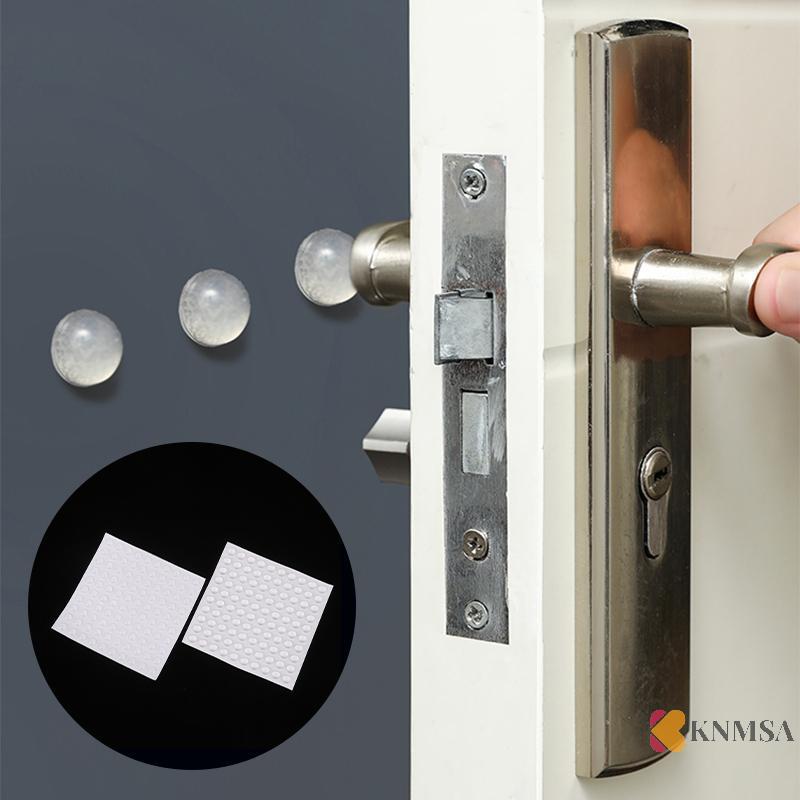 KNMSA] 100PCS โปร่งใสเบาะป้องกัน Self กาวประตู Stopper ยาง Damper บัฟเฟอร์ตู้กันชนซิลิโคนเฟอร์นิเจอร