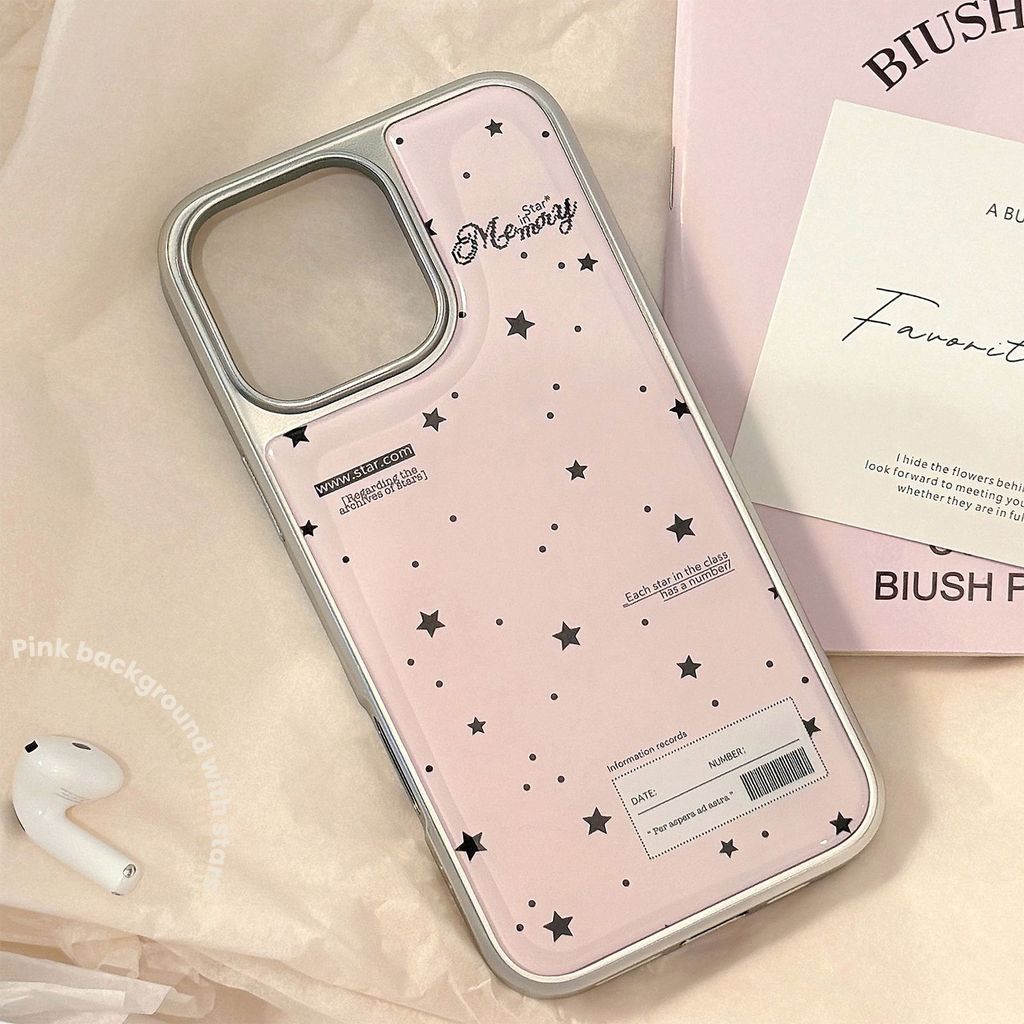 Suitable for Apple 15 Phone Case Iphone16promax Epoxy Black Pink XINGX 17 Electroplating 14 Cold Win