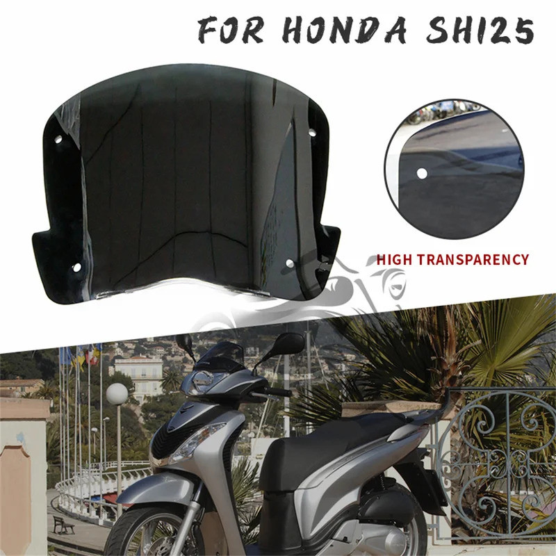 สีดําใสกระจก Fit สําหรับ Honda SH125 SH150 2017 2018 2019 SH150i SH125i กระจกรถจักรยานยนต์ SH 125 SH