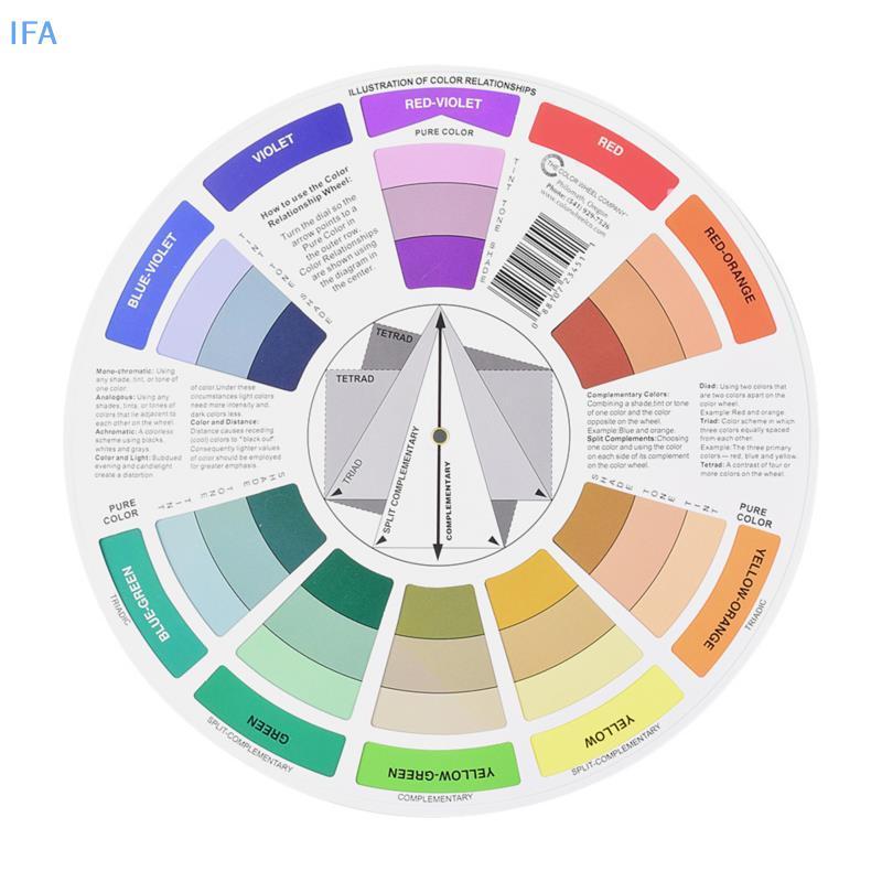IFA Professional Paper Card Design Color Mix Wheel Ink Chart Gidance Round good