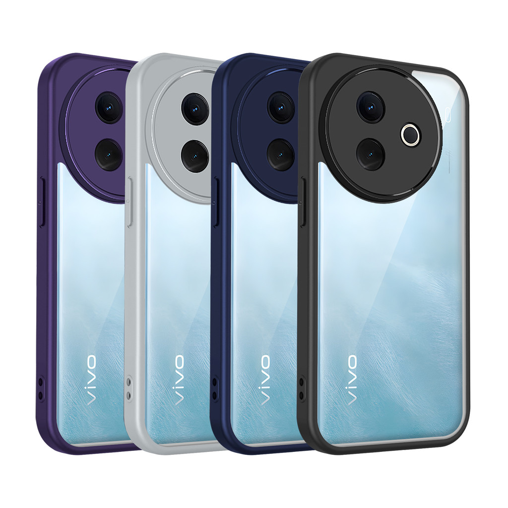 เคส Vivo Y39 5G ปลอกหรูหรา Frosted ฝาครอบโปร่งใสสําหรับ Vivo Y39 5G เคสโทรศัพท์