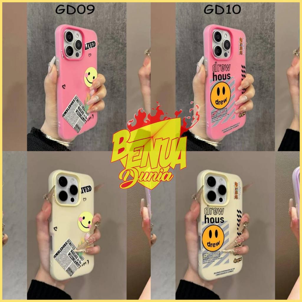 SOFTCASE JELLY LIQUID 3 IN 1 COLOR MOTIF IPHONE 14 14 PRO 14 PRO MAX 15 15 PRO 15 PRO MAX 16 16E 16 