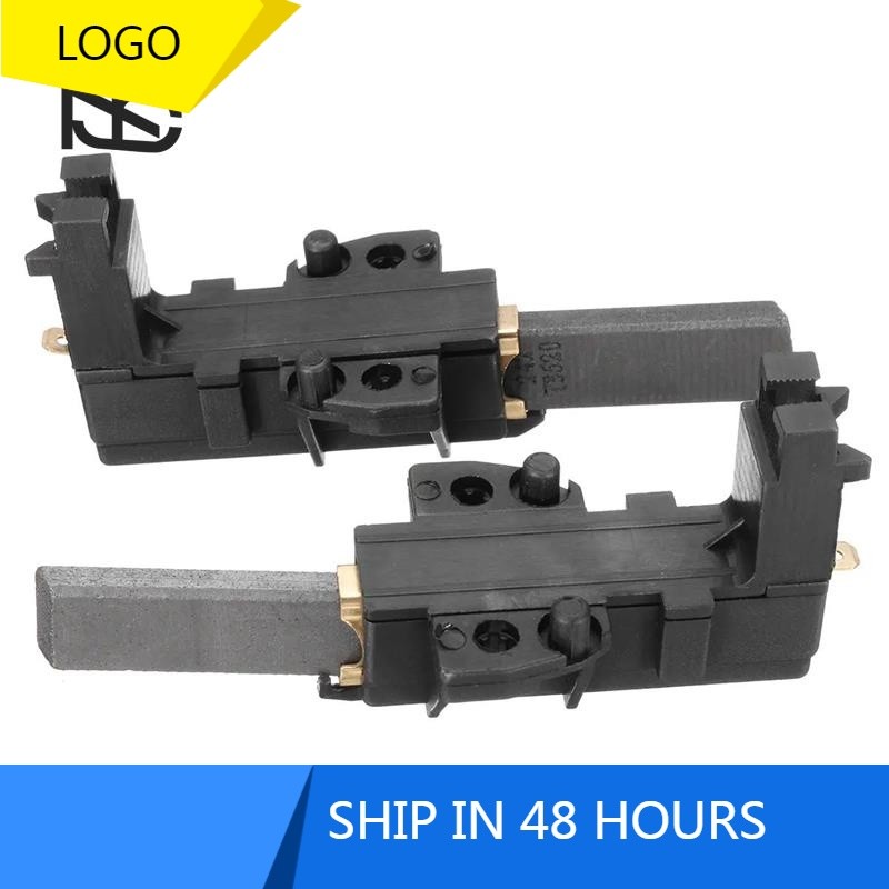 2 ชิ้นเครื่องซักผ้ามอเตอร์แปรงคาร์บอนสําหรับ Whirlpool Hoover Candy Indesit Ceset