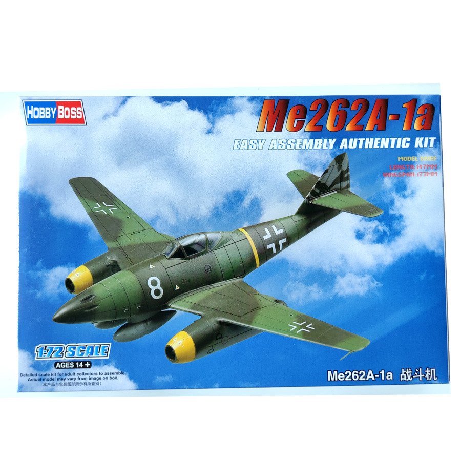Me262 Jet Fighter Model ประกอบเครื่องบินเกมกองทัพอากาศเยอรมัน