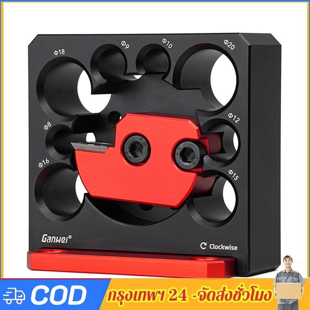 เครื่องกัดแบบปรับได้ Rod Clamp เมตริก 8mm-20mm Dowel Maker สําหรับงานไม้