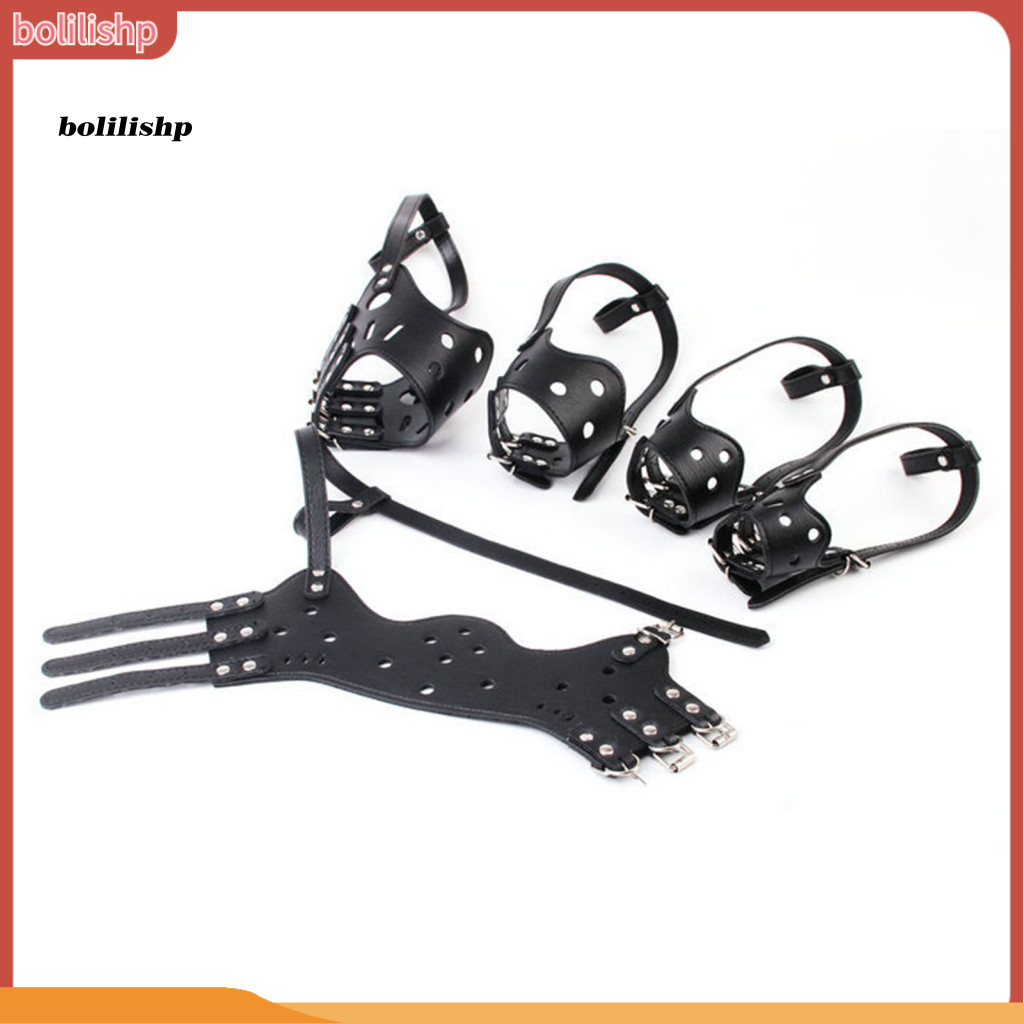 {bolished} Breathableed Dog Muzzle Dog Muzzle Adjustable Breathable Anti-bite Dog Muzzle สบาย Secure